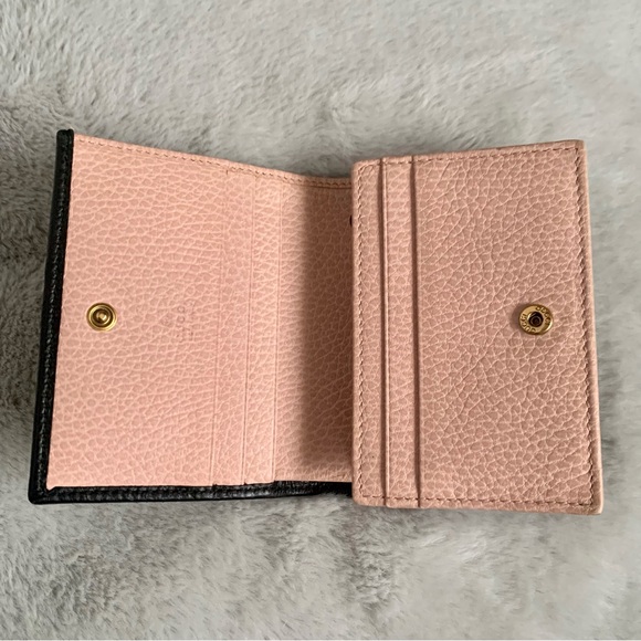 Gucci Marmont Compact Leather GG Bow Wallet w Box and Dust Bag - Picture 8 of 14